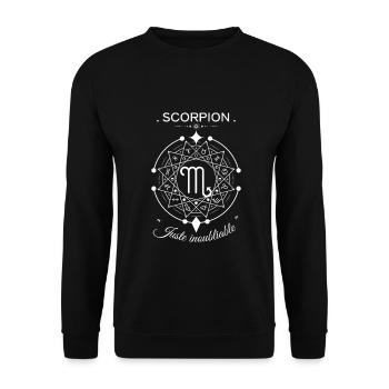 Scorpion Juste Inoubliable B - Sweat-shirt Unisexe - noir - Devant - Alina (178cm) & Michal (187cm)