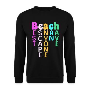 Croisière Croisière - Sweat-shirt Unisexe - noir - Devant - Alina (178cm) & Michal (187cm)