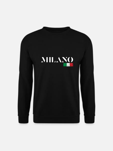 MILAN MILANO ITALY HOLIDAY ISLAND (f) - Unisex Sweatshirt - black