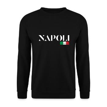 NAPLES NAPOLI ITALIE ÎLES DE VACANCES (f) - Sweat-shirt Unisexe - noir - Devant - Alina (178cm) & Michal (187cm)
