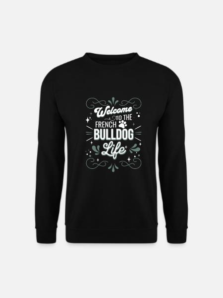 Französische Bulldogge - Unisex Pullover - Schwarz