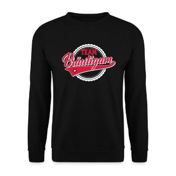 Partie de bachelorette pour le marié - Bachelor - - Sweat-shirt Unisexe - noir - Devant - Alina (178cm) & Michal (187cm)