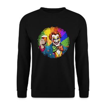 Carnaval Kölle Alaaf escalade Chant, Danse Cologne - Sweat-shirt Unisexe - noir - Devant - Alina (178cm) & Michal (187cm)