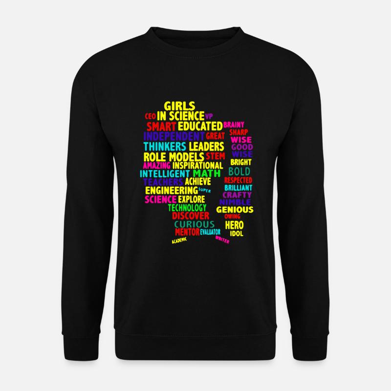 Girls In Science - Unisex Sweatshirt - black
