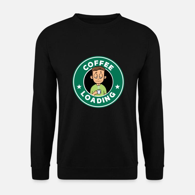 coffee loading - Unisex Sweatshirt - black
