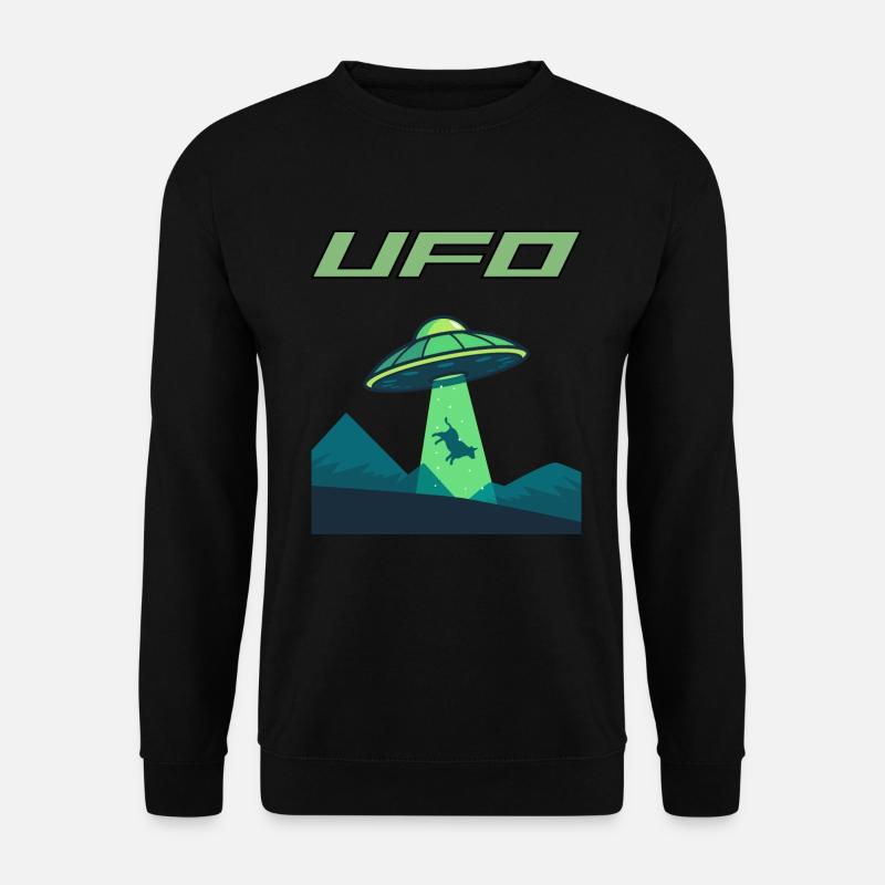 UFO beam - Unisex Sweatshirt - black