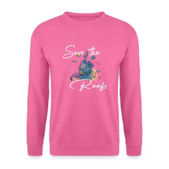 SAVE THE REEFS - Unisex Pullover - Pink - Vorne