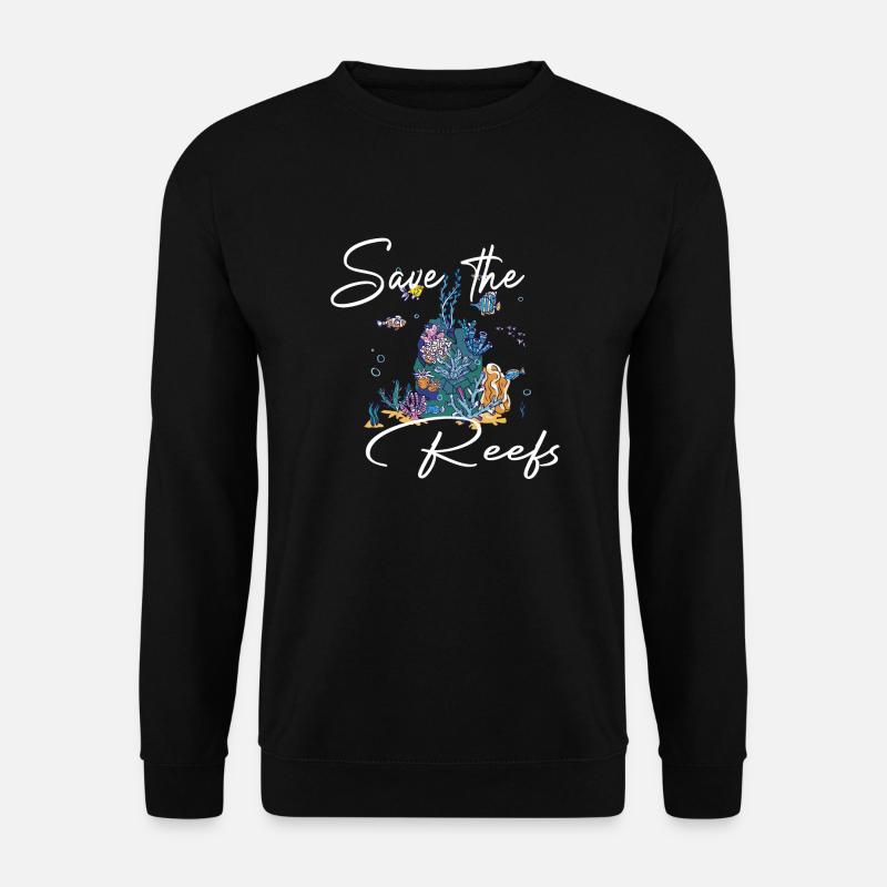 SAVE THE REEFS - Unisex Sweatshirt - black