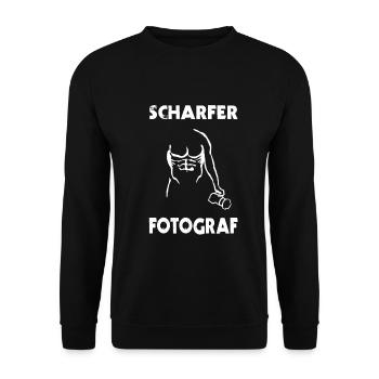 Fotograf Fotografieren Sexy Kamera - Unisex Pullover - Schwarz - Vorne - Alina (178cm) & Michal (187cm)