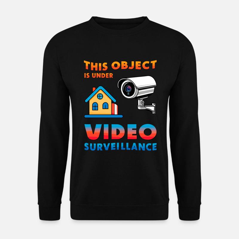 Objekt Überwachung - Unisex Pullover - Schwarz