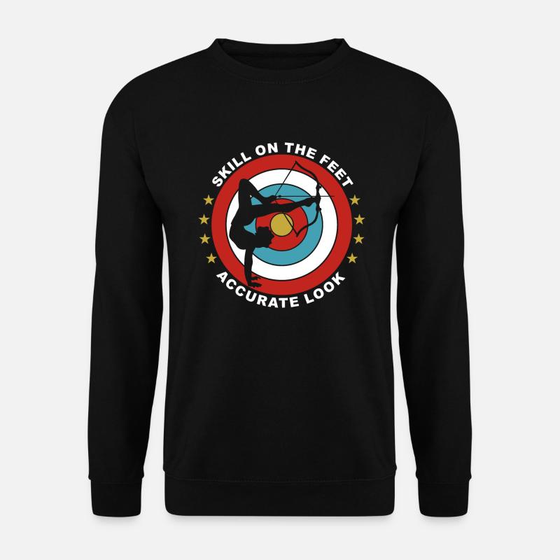 Bogenschießen zu Fuß - Unisex Pullover - Schwarz