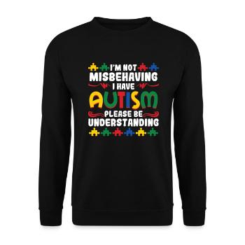 Je ne me trompe pas - Sweat-shirt Unisexe - noir - Devant - Alina (178cm) & Michal (187cm)