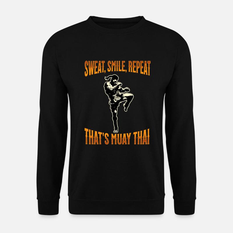 Muay Thaï Boxe Muay Thaï - Sweat-shirt Unisexe - noir