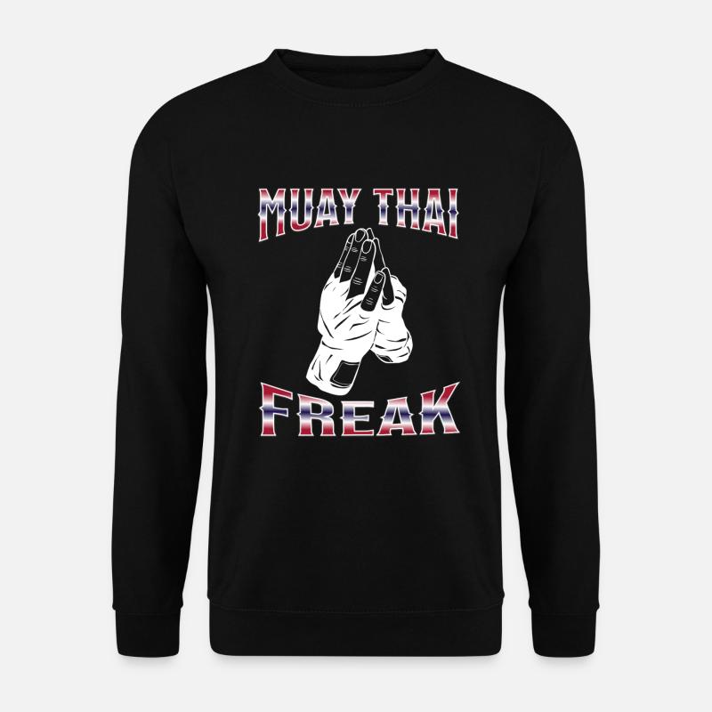 Muay Thai Boxing Muay Thai - Unisex Pullover - Schwarz
