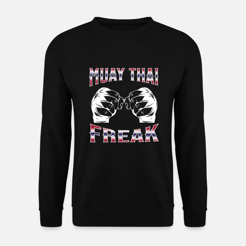 Muay Thaï Boxe Muay Thaï - Sweat-shirt Unisexe - noir