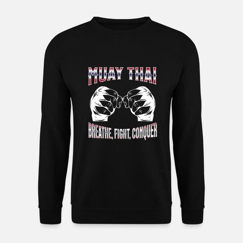 Muay Thaï Boxe Muay Thaï - Sweat-shirt Unisexe - noir