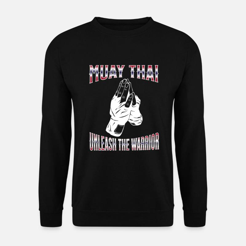 Muay Thai Boxing Muay Thai - Unisex Pullover - Schwarz