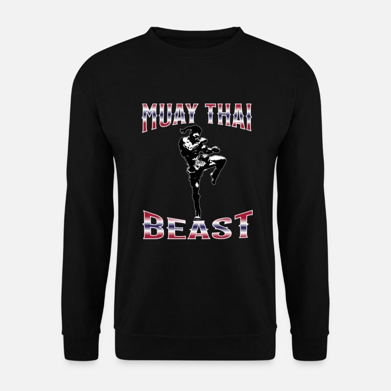 Muay Thai Boxe Muay Thai - Sweat-shirt Unisexe - noir