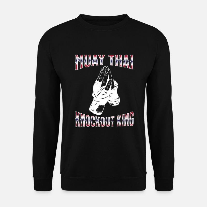 Muay Thai Boxing Muay Thai - Unisex Pullover - Schwarz