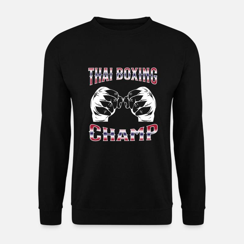 Muay Thai Boxing Muay Thai - Unisex Pullover - Schwarz