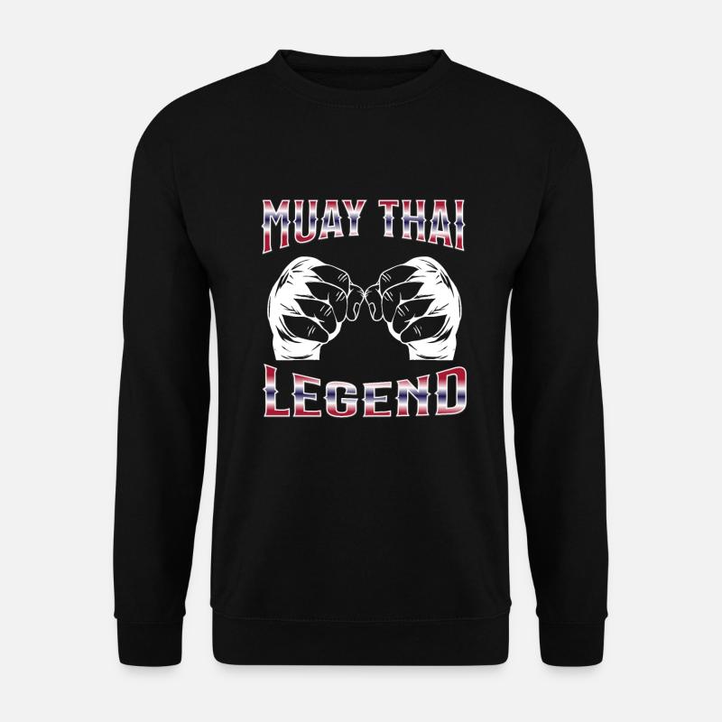 Muay Thai Boxing Muay Thai - Unisex Pullover - Schwarz