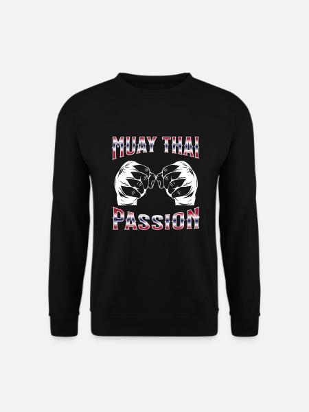 Muay Thai Boxe Muay Thai - Sweat-shirt Unisexe - noir
