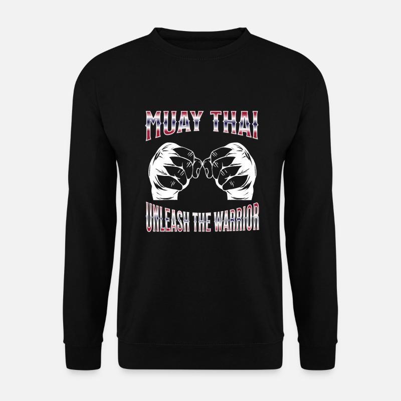 Muay Thai Boxe Muay Thai - Sweat-shirt Unisexe - noir