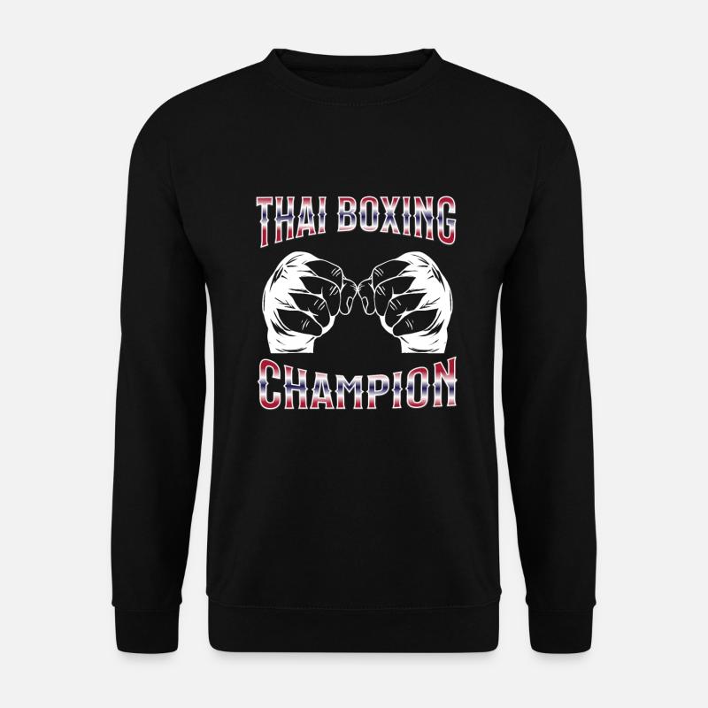 Muay Thaï Boxe Muay Thaï - Sweat-shirt Unisexe - noir