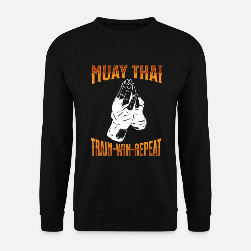 Muay Thai Boxe Muay Thai - Sweat-shirt Unisexe - noir