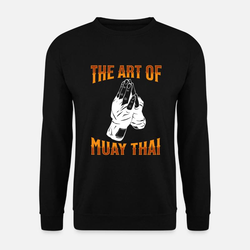 Muay Thai Boxing Muay Thai - Unisex Pullover - Schwarz