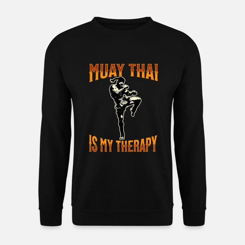 Muay Thai Boxing Muay Thai - Unisex Pullover - Schwarz
