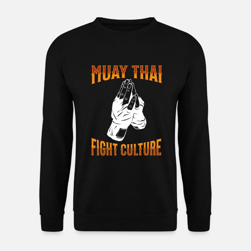 Muay Thaï Boxe Muay Thaï - Sweat-shirt Unisexe - noir