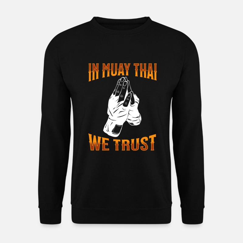 Muay Thai Boxe Muay Thai - Sweat-shirt Unisexe - noir