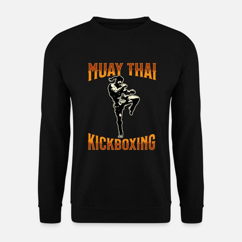 Muay Thai Boxing Muay Thai - Unisex Pullover - Schwarz