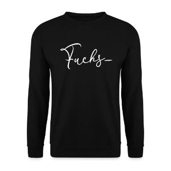 renard - Sweat-shirt Unisexe - noir - Devant - Alina (178cm) & Michal (187cm)