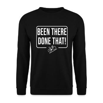 velo been there done that Mont Ventoux cyclisme - Unisex Sweatshirt - black - Front - Alina (178cm) & Michal (187cm)