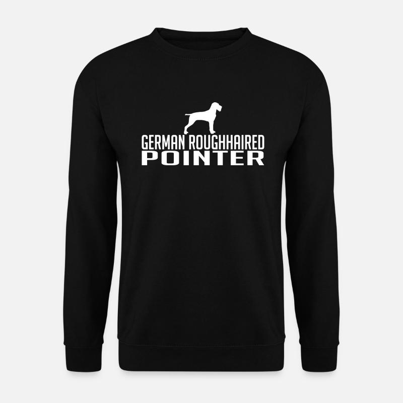 GERMAN ROUGHHAIRED POINTER Hunderasse Wilsigns - Unisex Pullover - Schwarz