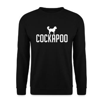 Cockapoo Dog breeds Dogs Dog Wilsigns - Unisex Sweatshirt - black - Front - Alina (178cm) & Michal (187cm)