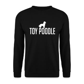 Toy Caniche Race de chien Chien Chiens Wilsigns - Sweat-shirt Unisexe - noir - Devant - Alina (178cm) & Michal (187cm)