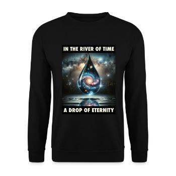 Eternal Moment - Unisex Pullover - Schwarz - Vorne - Alina (178cm) & Michal (187cm)