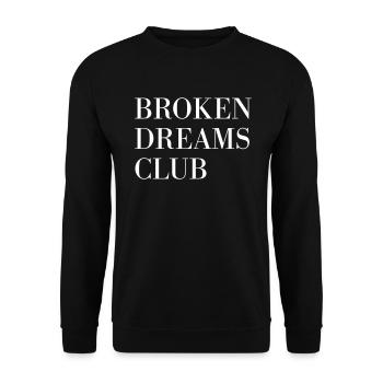broken dreams club - Unisex Pullover - Schwarz - Vorne - Alina (178cm) & Michal (187cm)