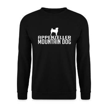Appenzeller Mountain Dog Hunderasse Hunde Wilsigns - Unisex Pullover - Schwarz - Vorne - Alina (178cm) & Michal (187cm)