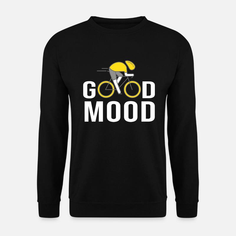 Fahrrad Fahrrad gute Laune - Unisex Pullover - Schwarz