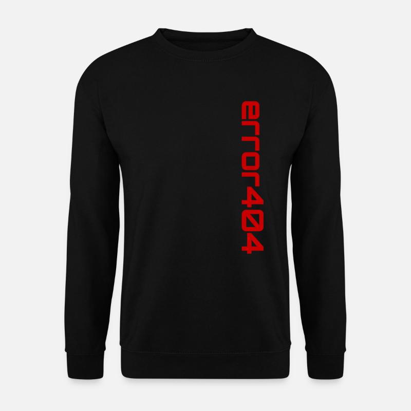 error404 red - Sweat-shirt Unisexe - noir