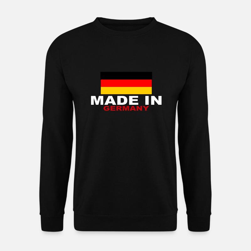 Made in Germany - Drapeau allemand - Sweat-shirt Unisexe - noir