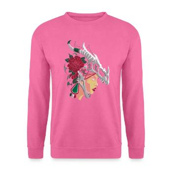 Aztec Woman Strong Mexican Girl Mexico - Sweat-shirt Unisexe - rose - Devant