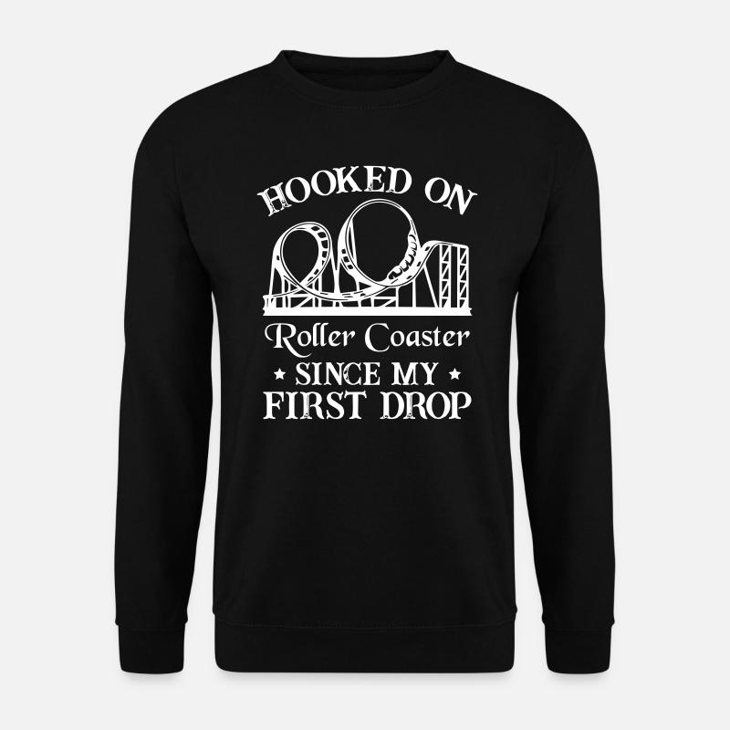 Funny Roller Coaster - Unisex Pullover - Schwarz