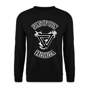 Sons of Odin Valhalla - Unisex Pullover - Schwarz - Vorne - Alina (178cm) & Michal (187cm)