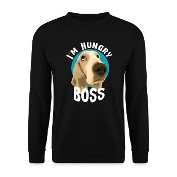 Dog dog lover funny saying - Unisex Sweatshirt - black - Front - Alina (178cm) & Michal (187cm)