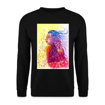 Future punk Woman - Unisex Sweatshirt - black - Front - Alina (178cm) & Michal (187cm)